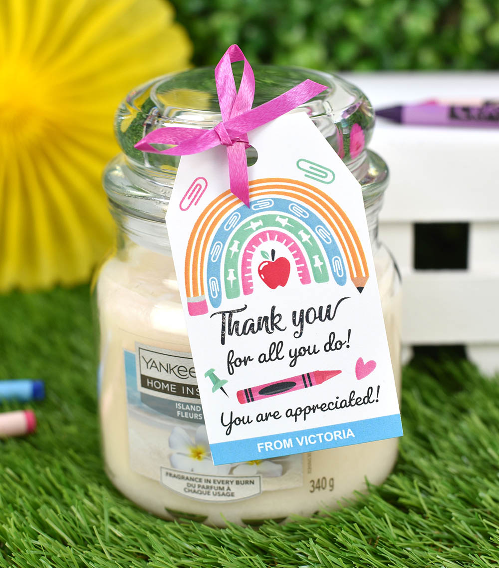 cute printable teacher gift tag